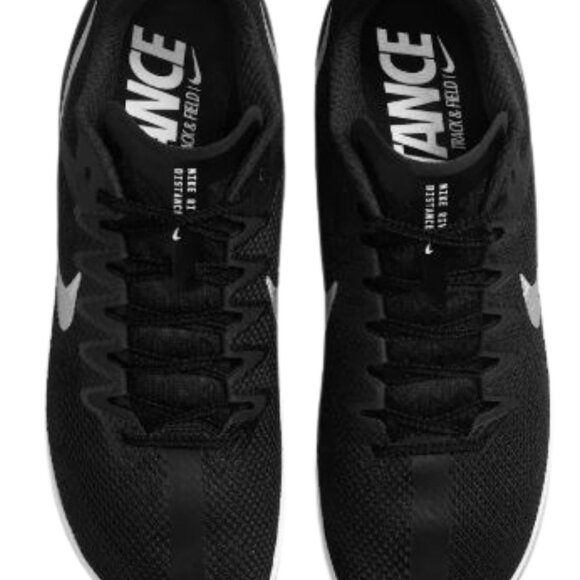 Nike Zoom Rival Distance Black Silver Track & Field Shoes DC8725-001 Sz M6/W7.5 - Picture 3 of 5